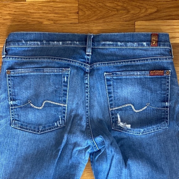 7 For All Mankind Women’s Josefina Blue Jeans Size 29 - Picture 6 of 6